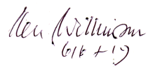 Autograph of Ken Wilkinson